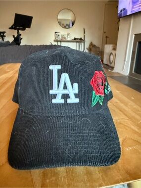 LOS ANGELES DODGERS 'ROSE EMBLEM' 9FORTY A-FRAME SNAPBACK